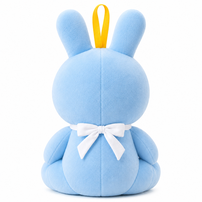Cute Bunny Girl Plush Toy – Soft Stuffed Doll for Kids (Light Blue, 36CM)