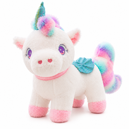 Unicorn Plush Soft Toy, White & Pink, Washable 51cm