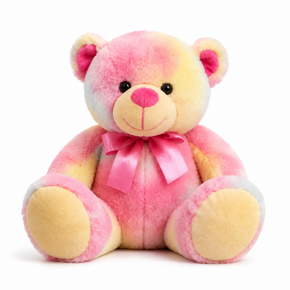 Multicolor Teddy Bear Plush Soft Toy, Ultra Soft Huggable 35cm